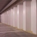Estacas-prancha em estacionamento subterrâneo