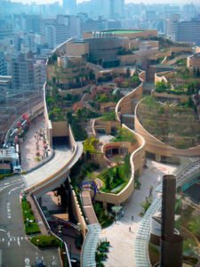 Complexo Comercial Namba Park em Osaka - Japão